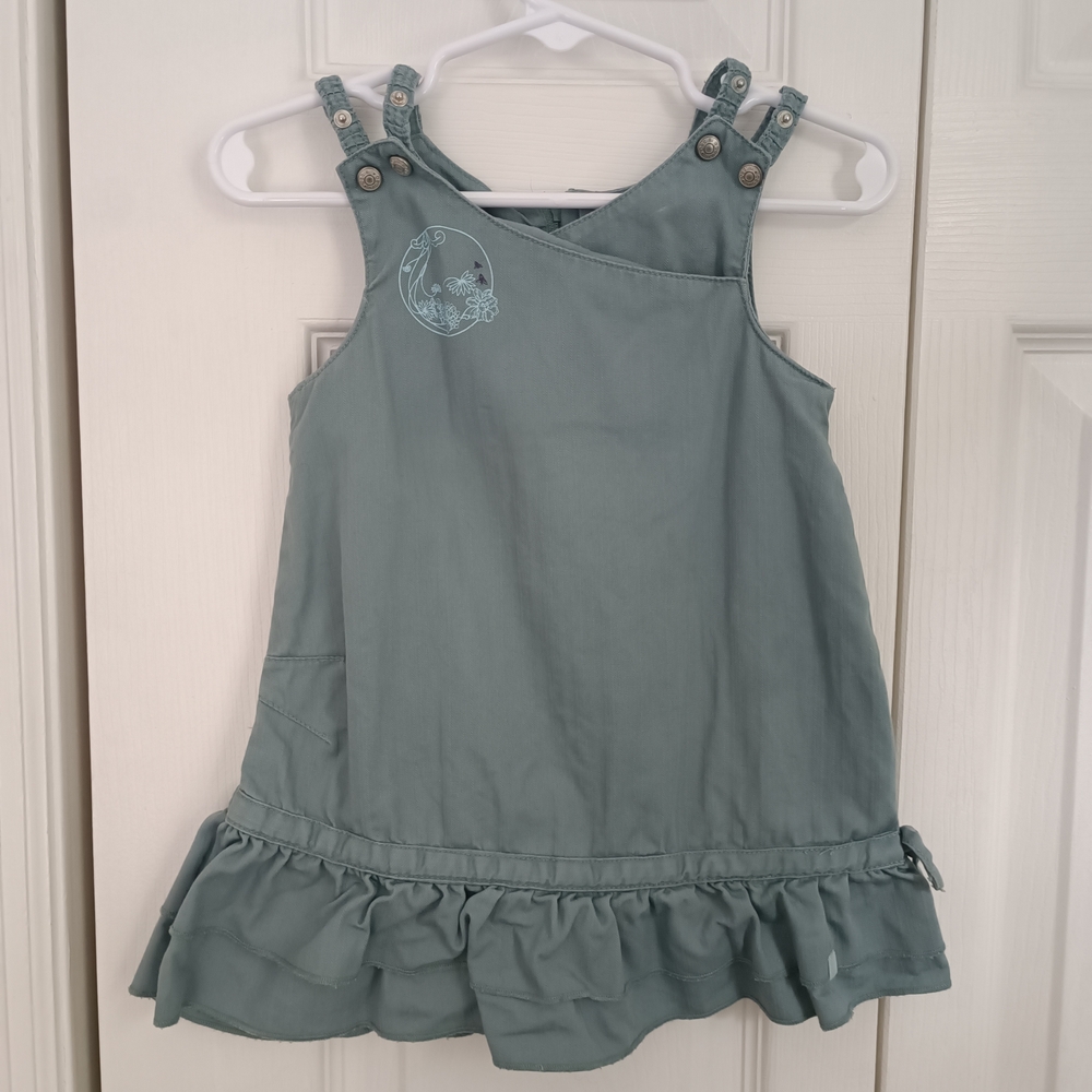 Kids Casual Dress in Green